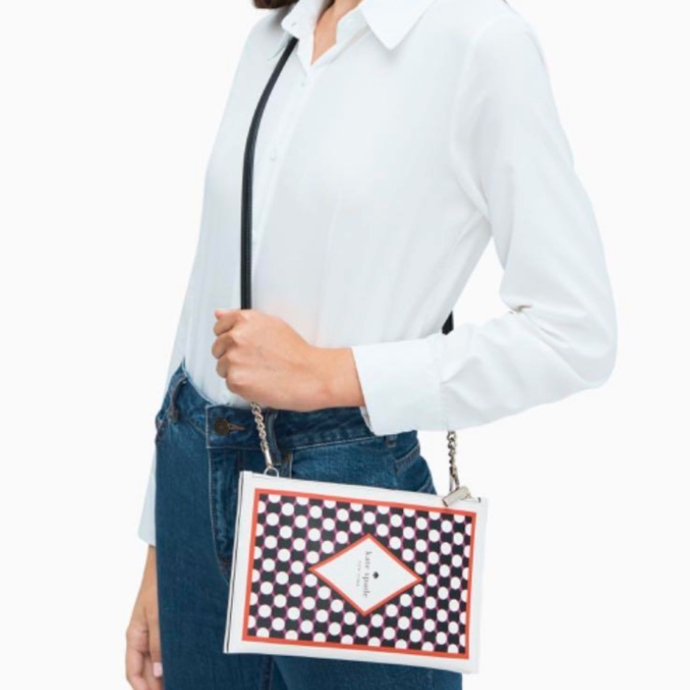 ♠️Kate Spade♠️ Lucky Draw Queen Of Spades Crossbod - Picture 3 of 16
